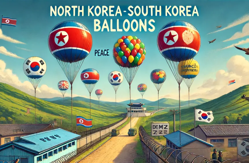 North Korea South Korea Balloons