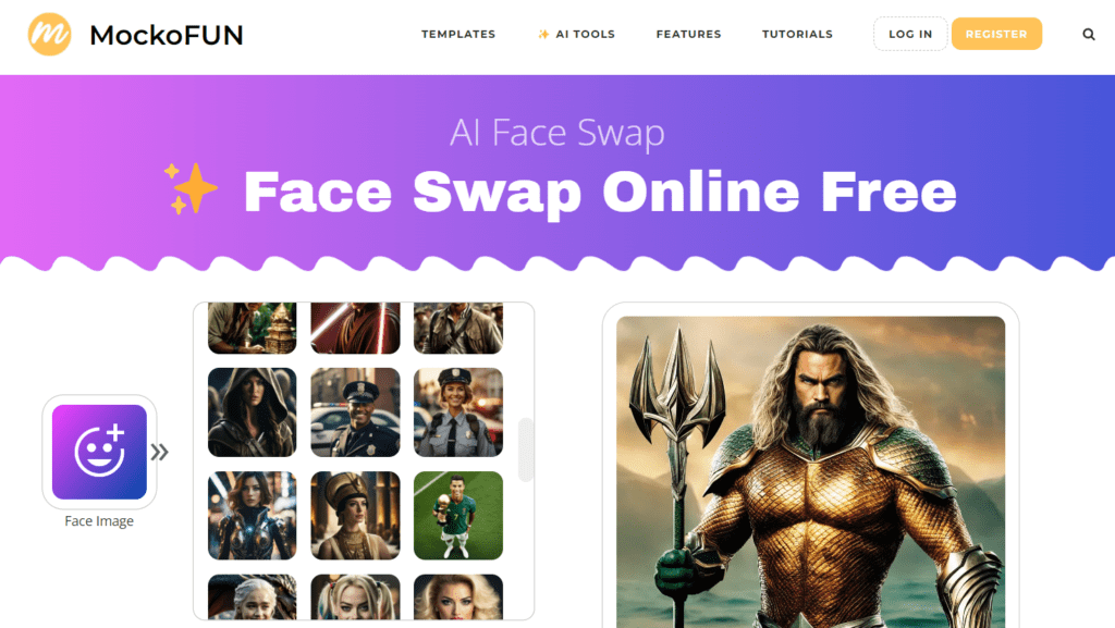 MockoFun AI Face Swap Online Free