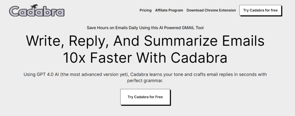 Cadabra Emails