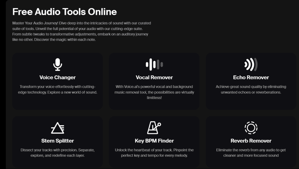 Free Audio Tools Online