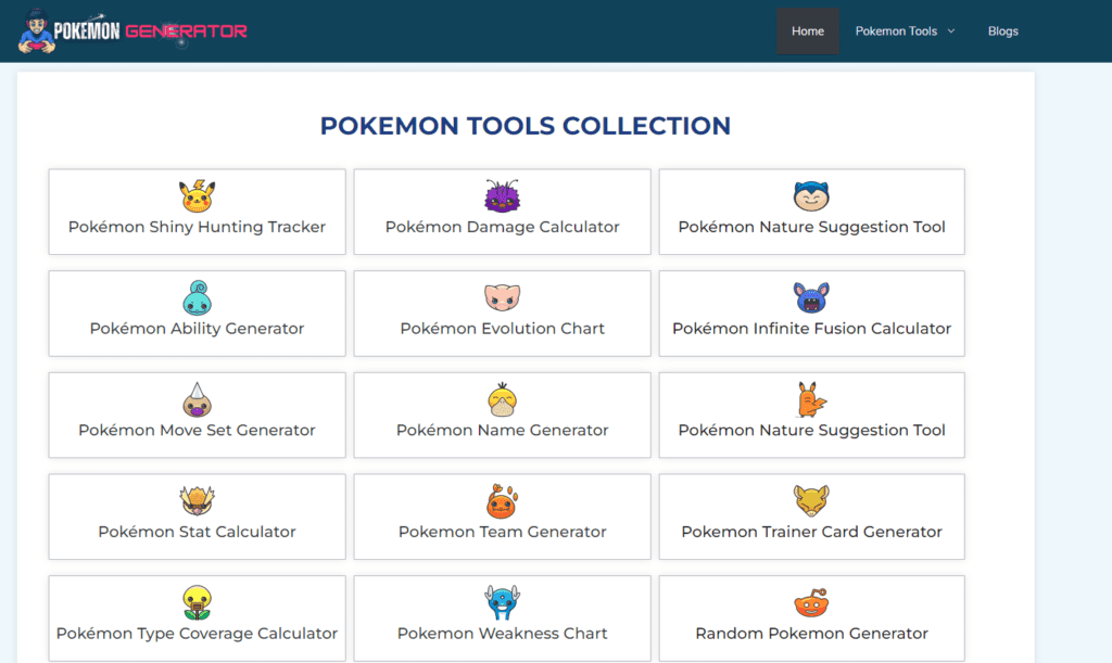 Pokémon Tools Collection