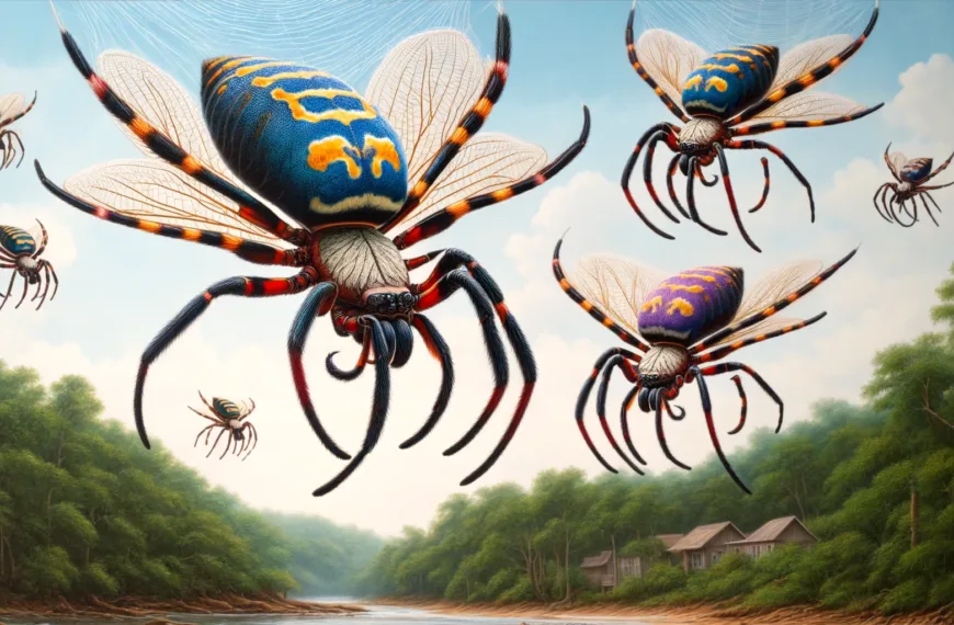 Venomous Flying Spiders