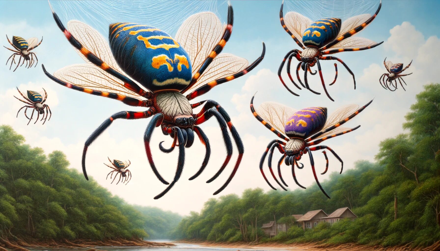 Venomous Flying Spiders: Managing the Joro Spider Invasion