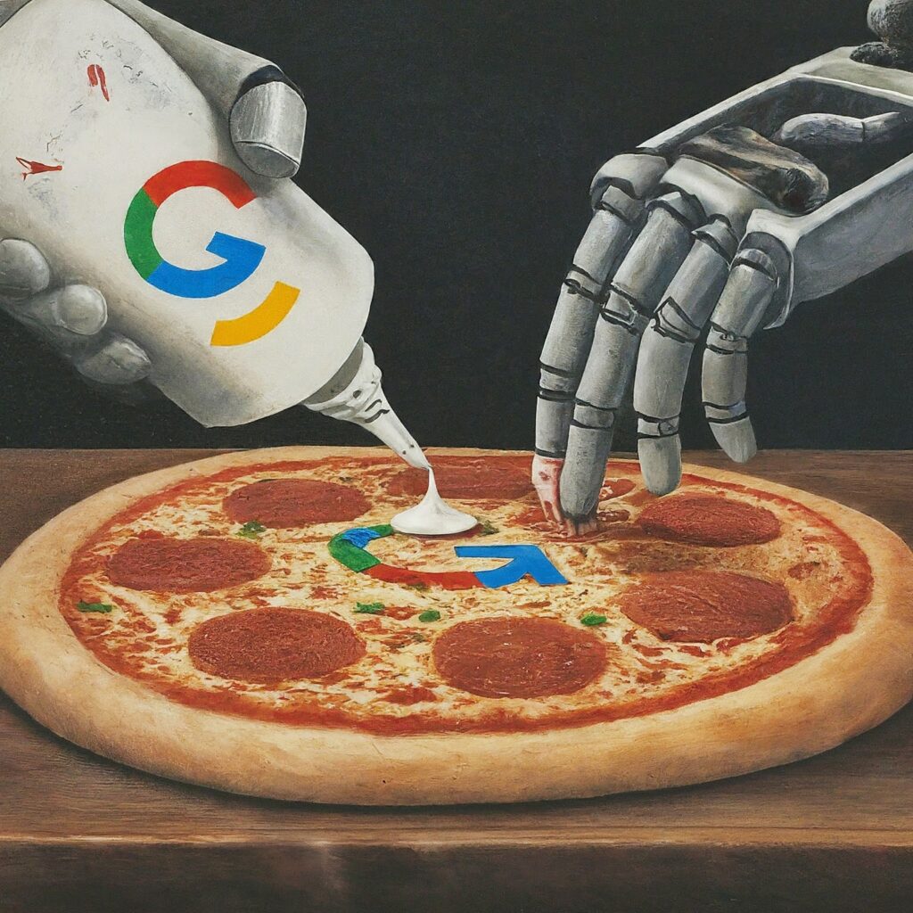 google ai glue pizza