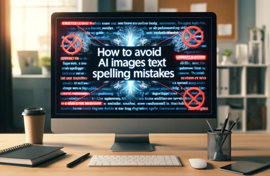 how to avoid ai images text spelling mistakes