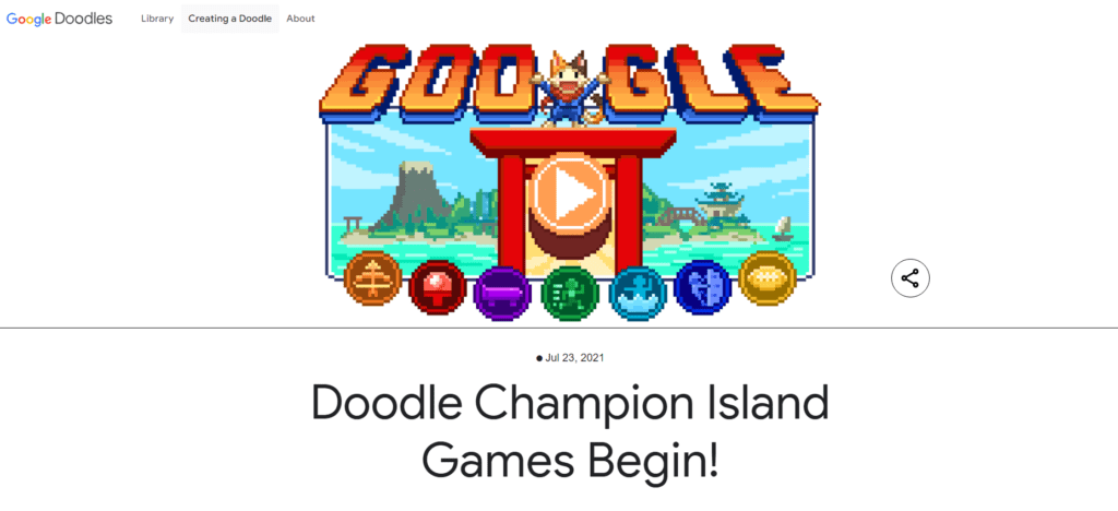 Doodle Champion Island Games Begin!