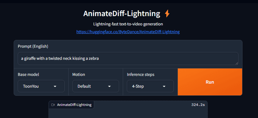 AnimateDiff-Lightning