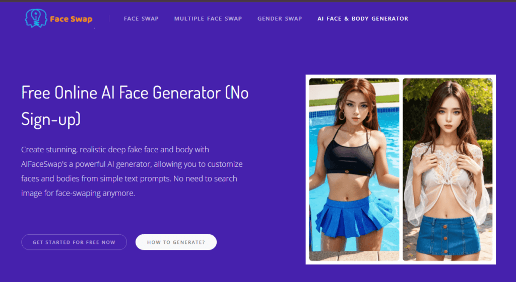 Free Online AI Face Generator