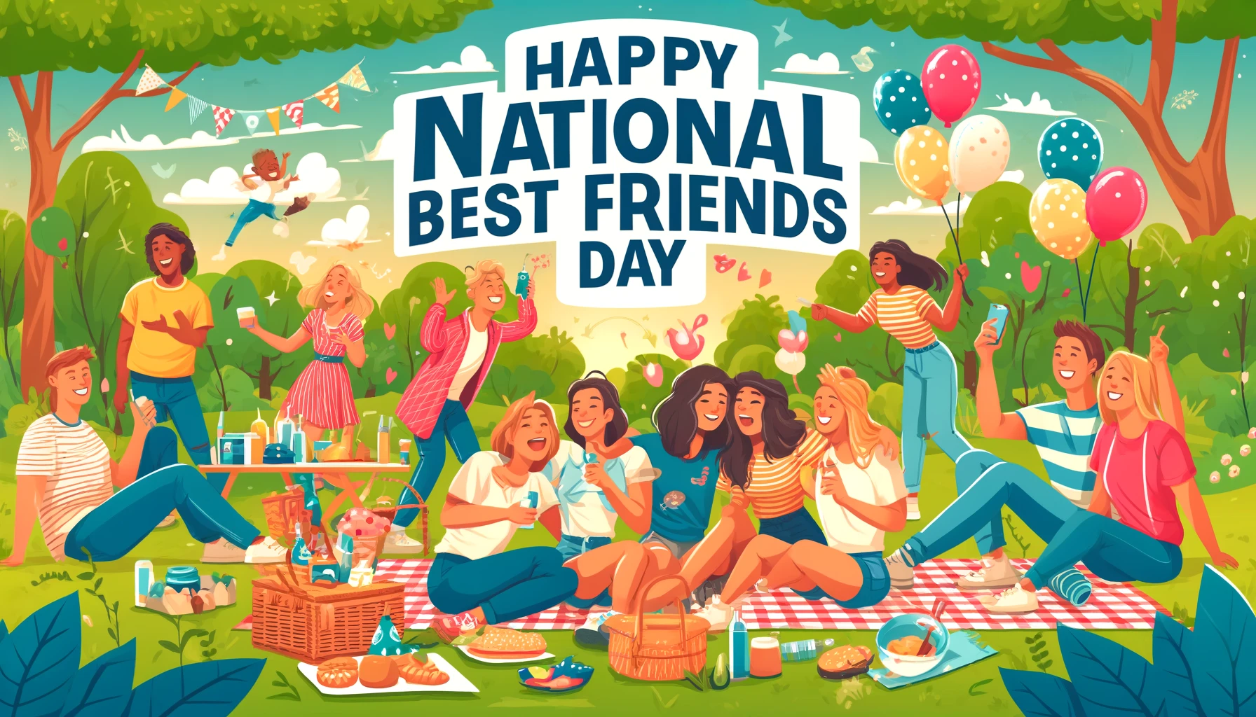 Celebrate a Happy National Best Friend Day with AI