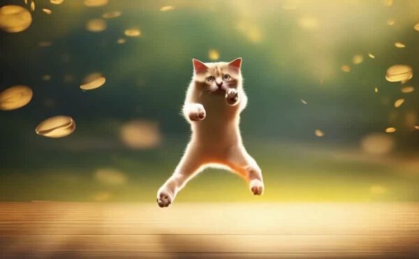 AI Dancing Cat in surreal world 💃🐱