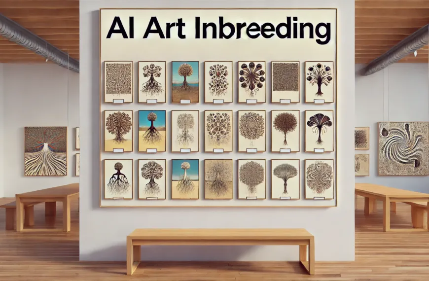 AI art inbreeding