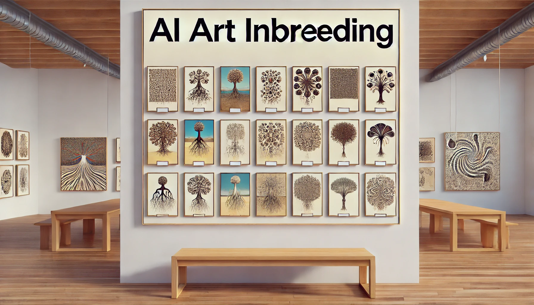 AI art inbreeding