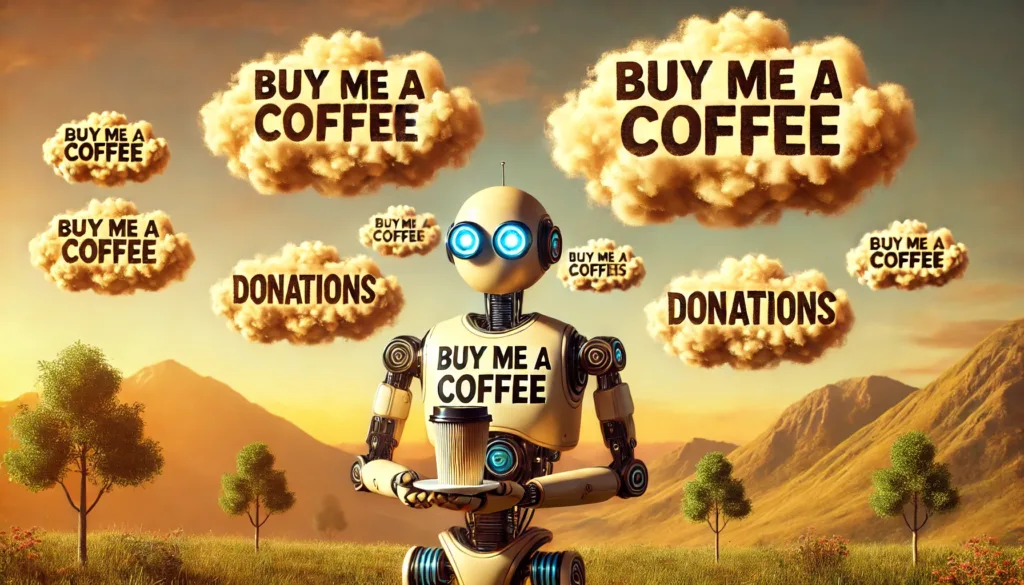 Buy me a coffee, donations