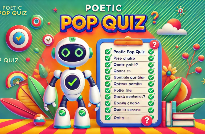 Poetic Pop Quiz