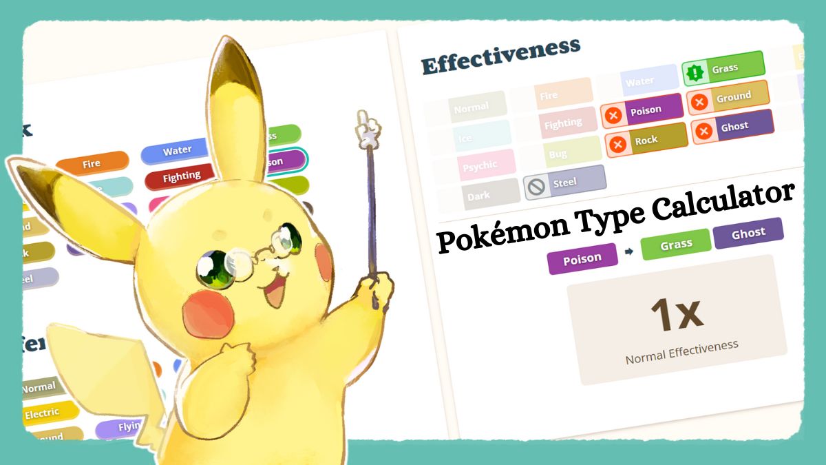 Pokemon Type Calculator