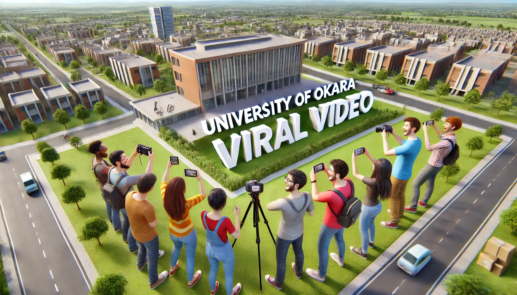 What happened with AI-Created Video from the University of Okara