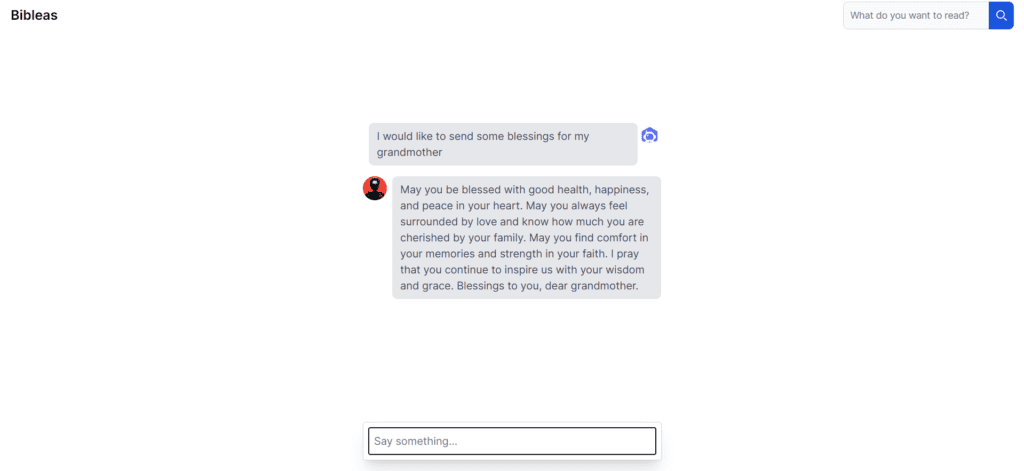 Bibleas AI Chat