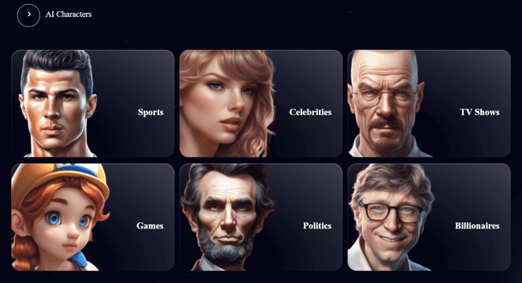 Deep AI Characters 