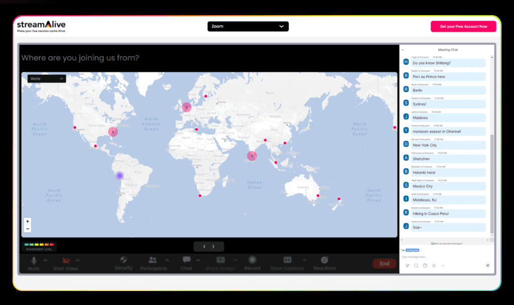 StreamAlive AI Map