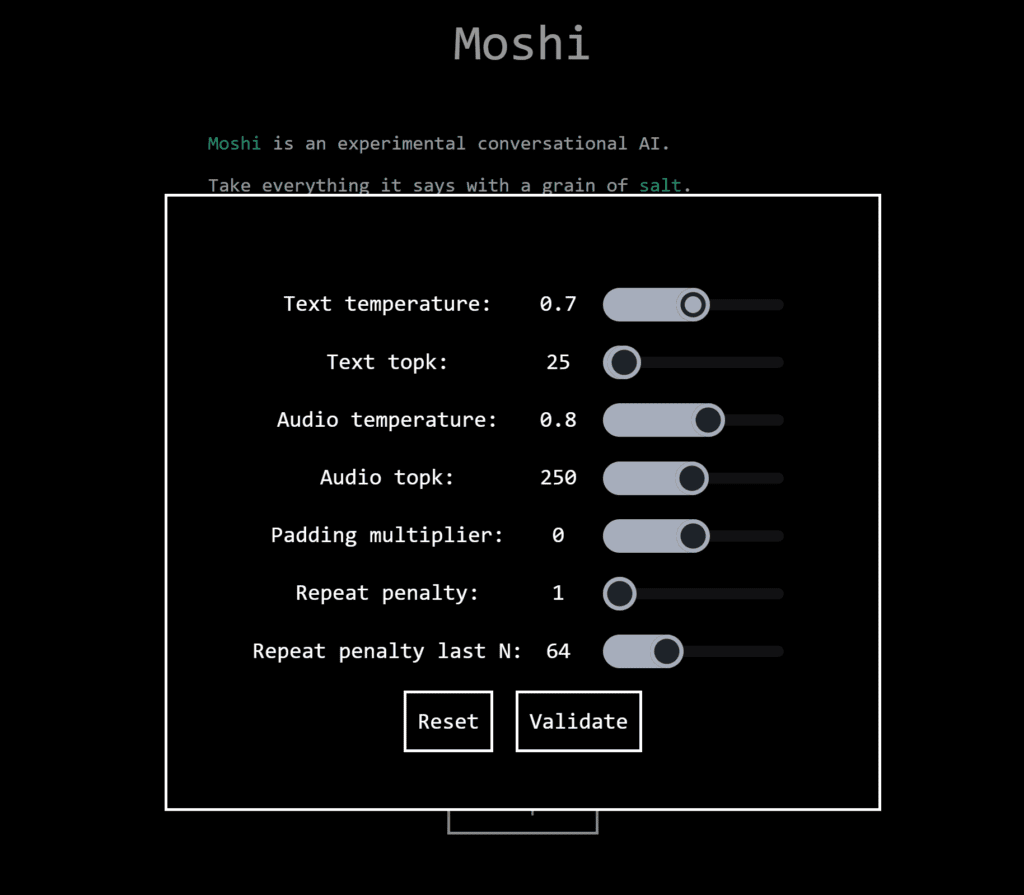 Moshi AI Chat