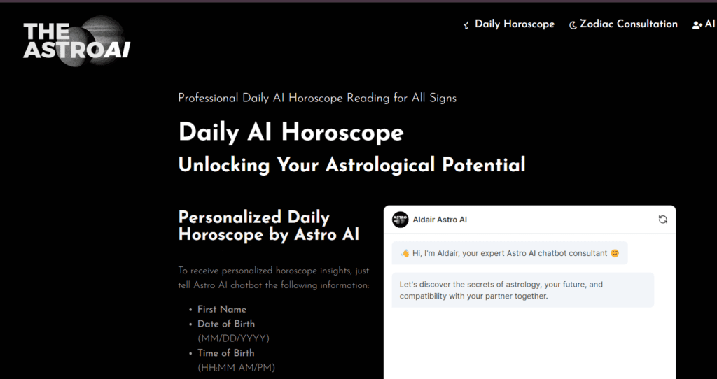 Daily AI Horoscope