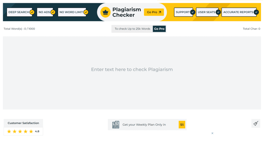 Plagiarism Checker