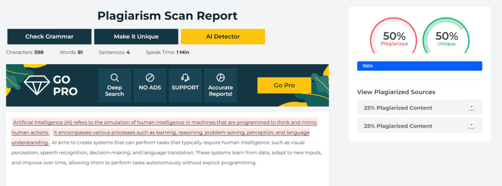 Plagiarism Scan Report