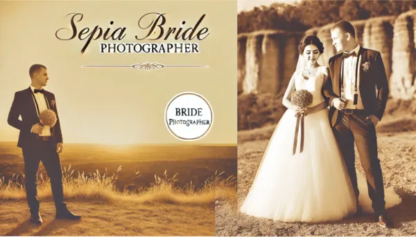 How a Sepia Bride Photographer Uses AI on your Memorable Day