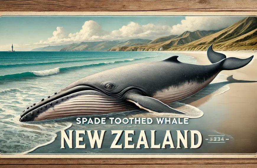 spade toothed whale new zealand