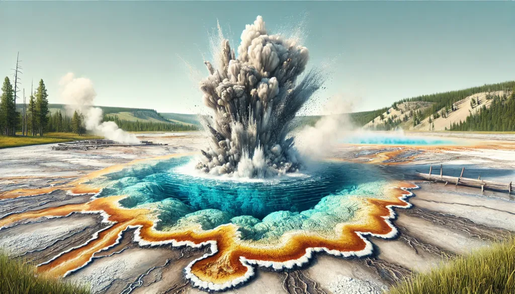 yellowstone hydrothermal explosion