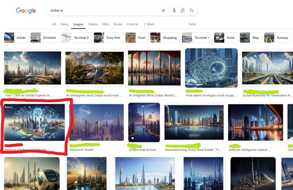 Google Image Search Plagiarism Ranking