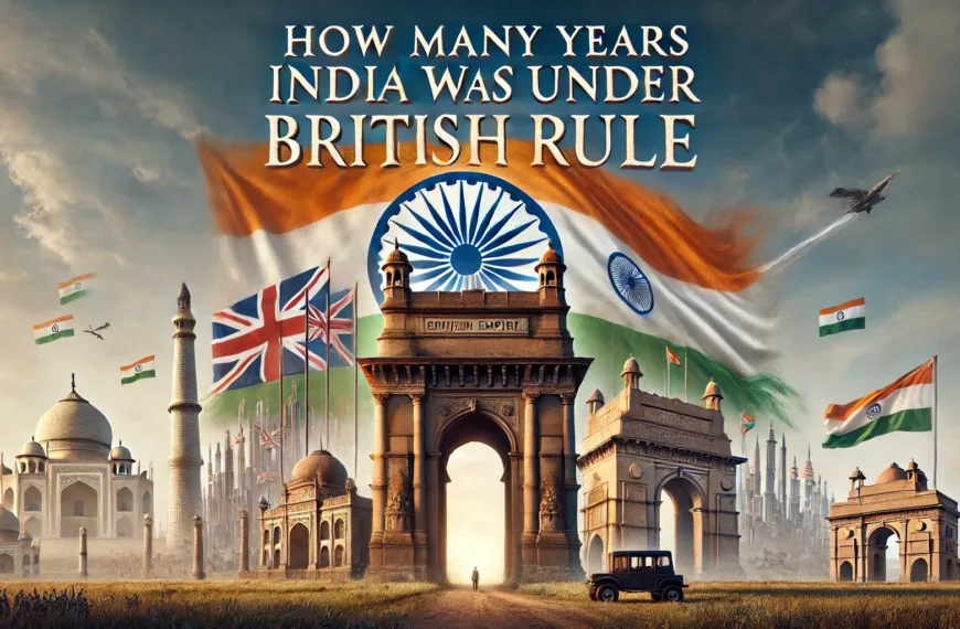 how many years india was under british rule