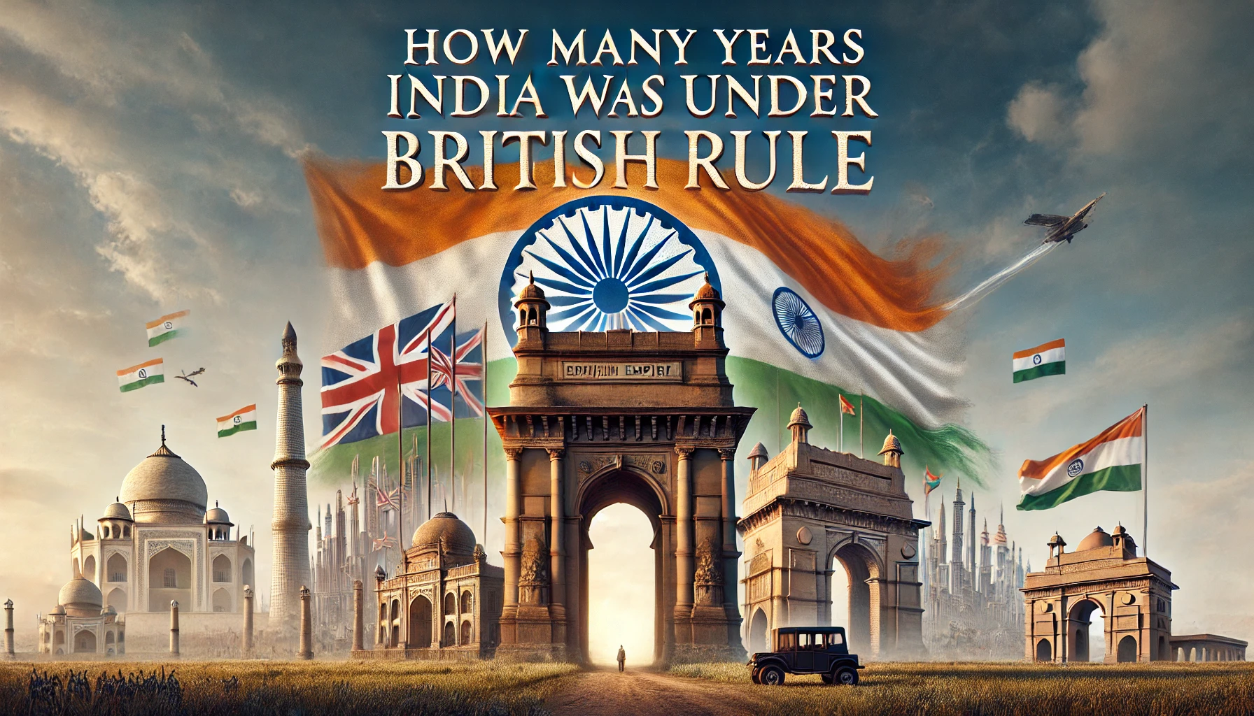 How many years India was under British rule ?