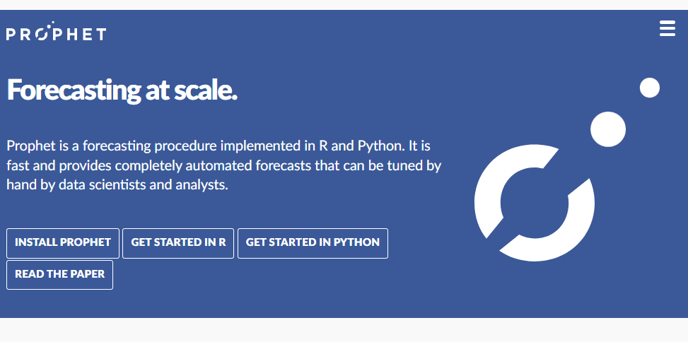 Prophet Forecasting at Scale