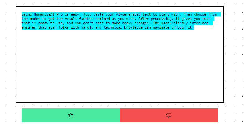text Humanized by AI pro