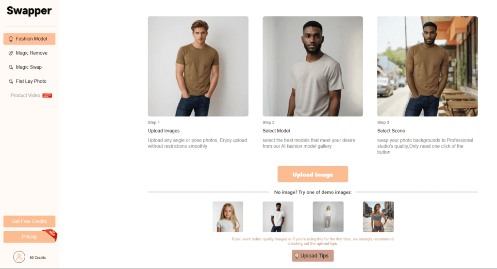 How to Use Swapper AI Fashion Model
