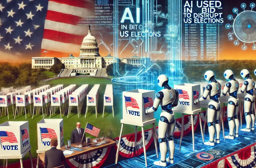 AI being used to disrupt the US elections