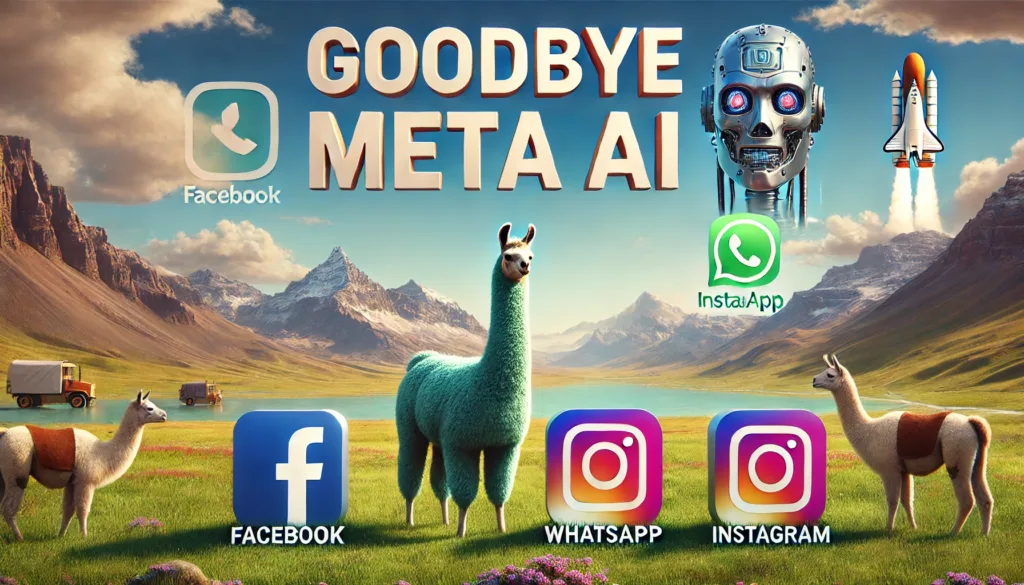 Goodbye Meta AI Instagram Post