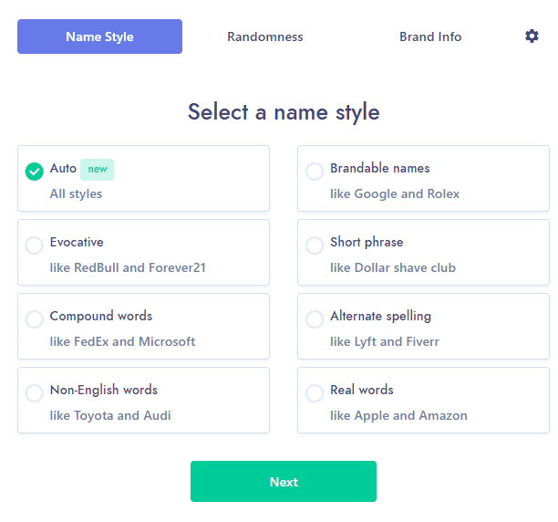 Name Style AI