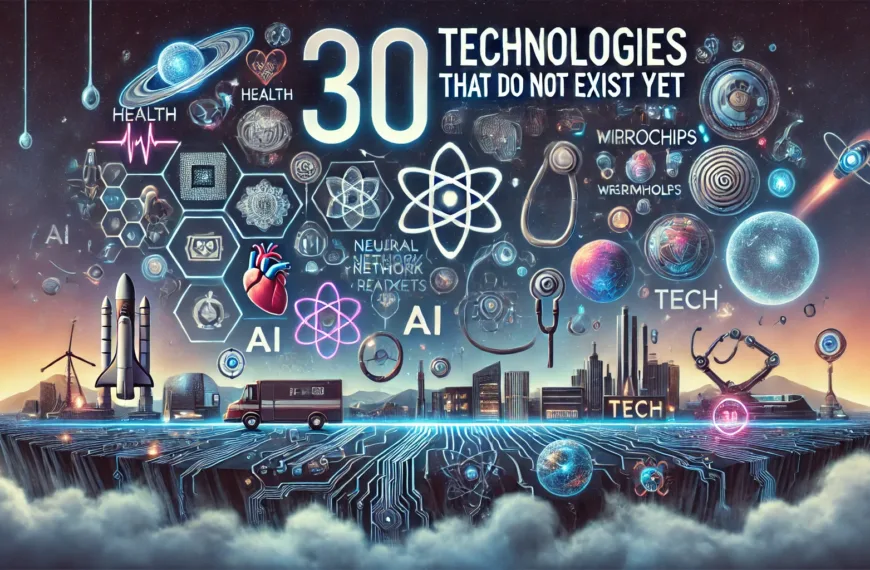 30 Technologies That Do Not Exist Yet