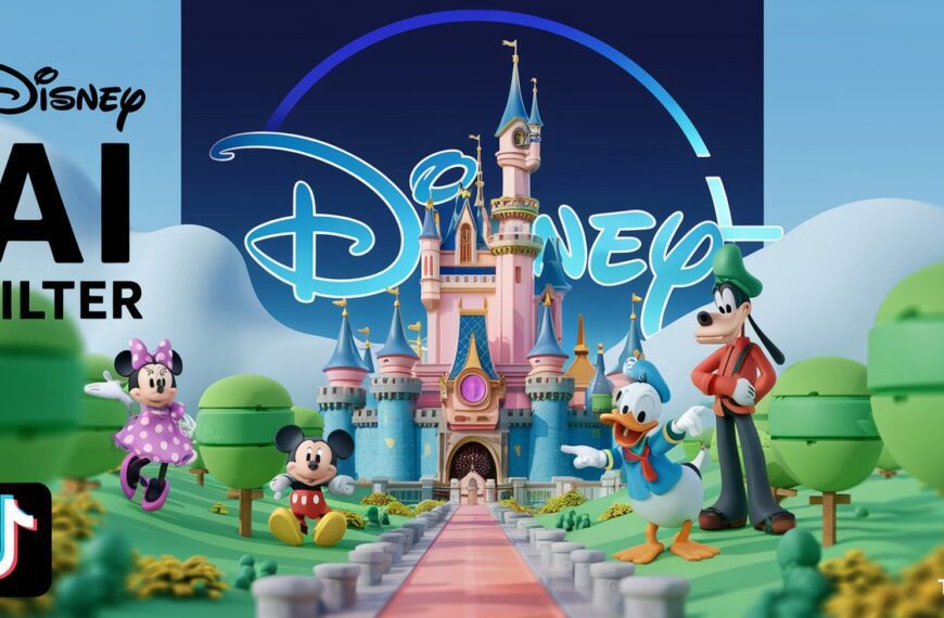 Disney AI Filter TikTok