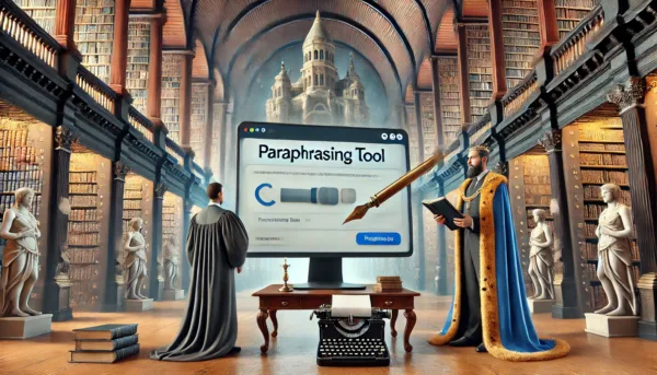 Which paraphrasing tool is King?