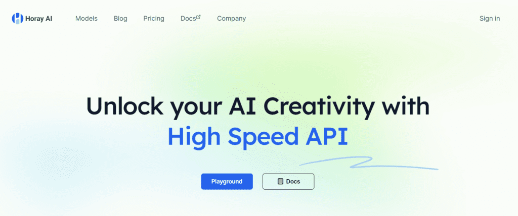 Horay AI High Speed API