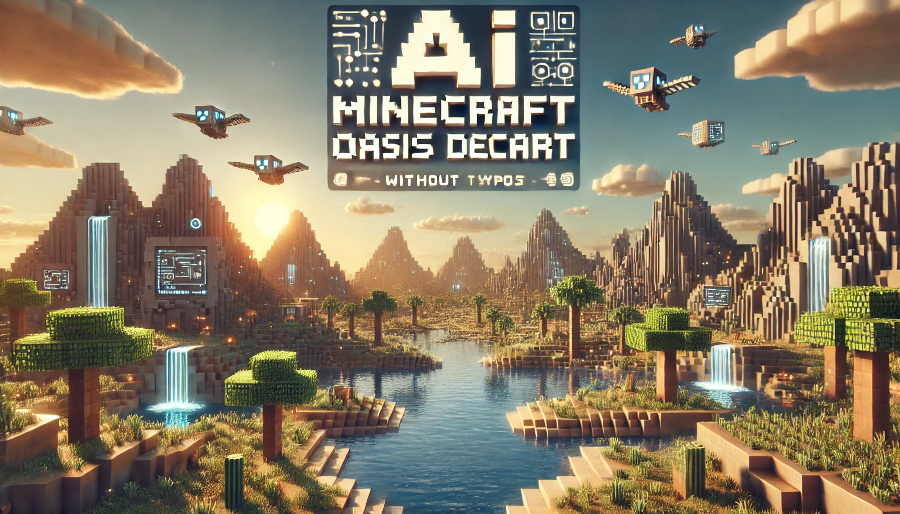 AI Minecraft Oasis: The AI-Crafted Interactive Experience by Decart