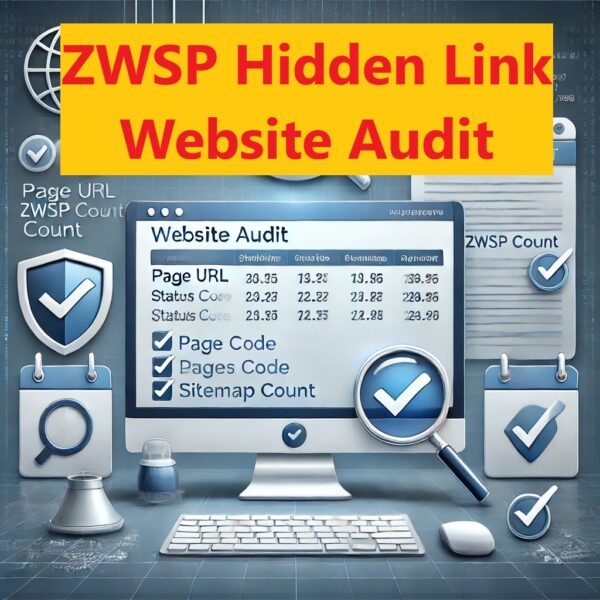 ZWSP Hidden Link Website Audit