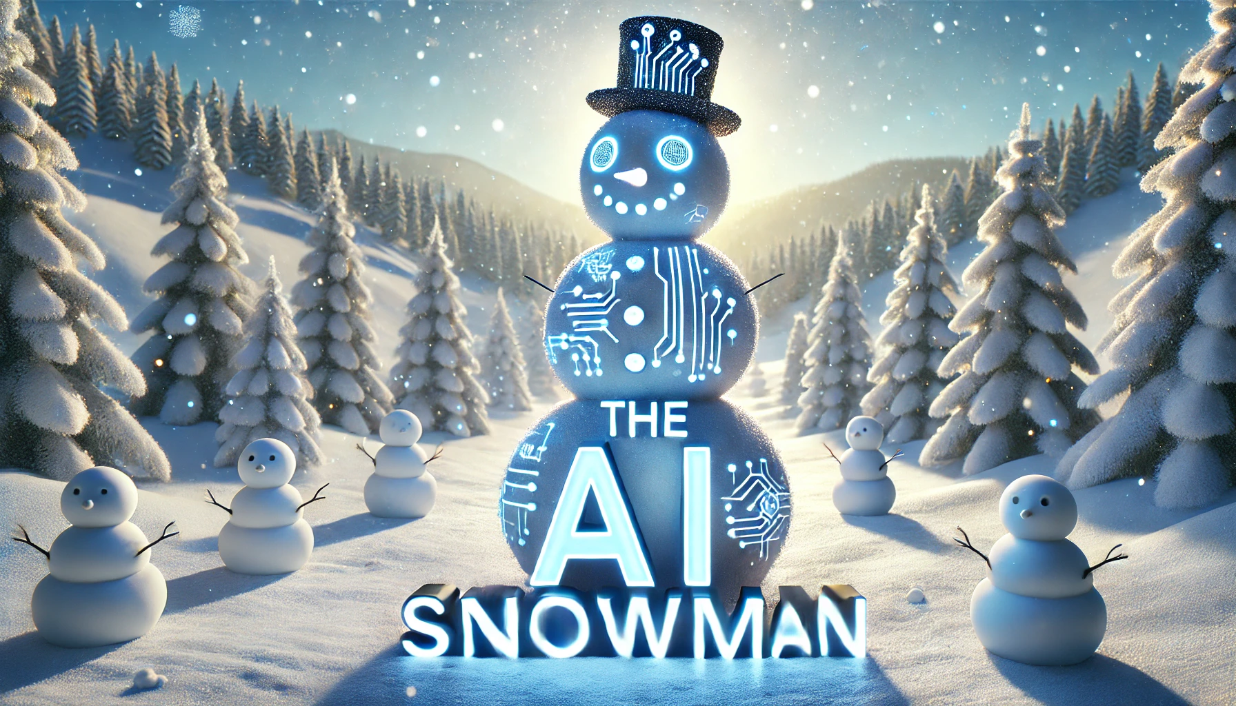 The AI Generated SnowMans ☃️ for a white white Christmas ❄️