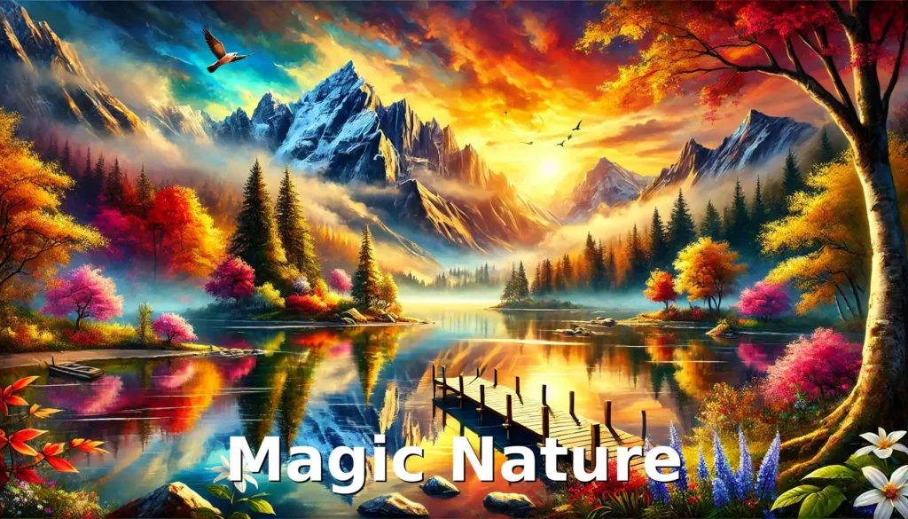 Magic Nature with Text