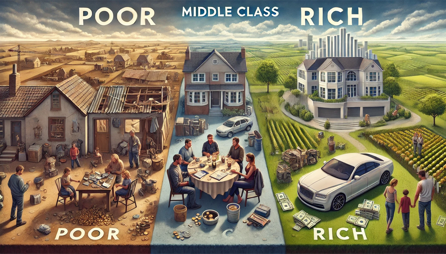 Poor, Middle Class, and Rich people: How Each Handles Money