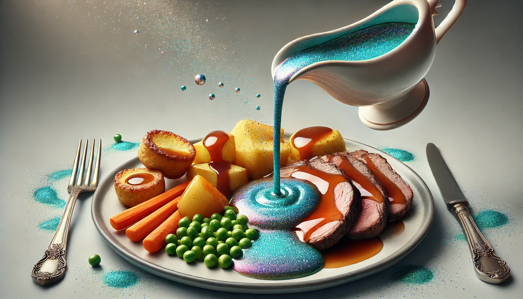 Glittery Gravy: A Sparkling Twist to Your Christmas Dinner