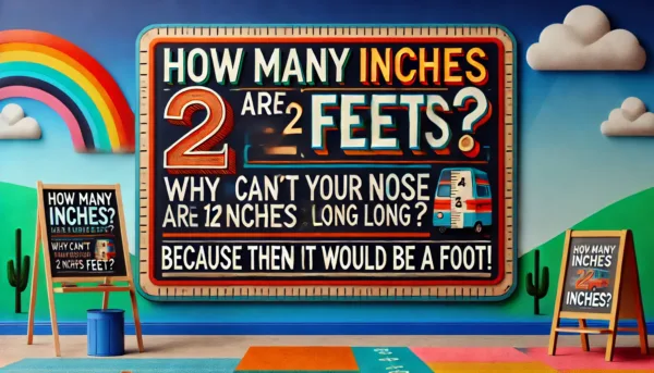 How many inches are in 2 feet? Tell me it’s a Joke